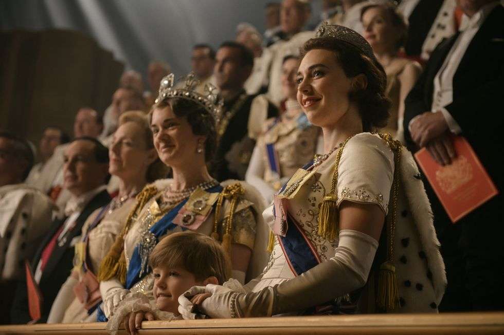 The Crown costumi di scena